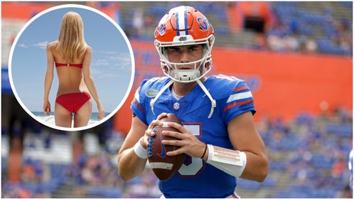 Graham Mertz's girlfriend Alexis Loomans continues to move the needle on Instagram. She went viral with a new post. (Credit: Getty Images)