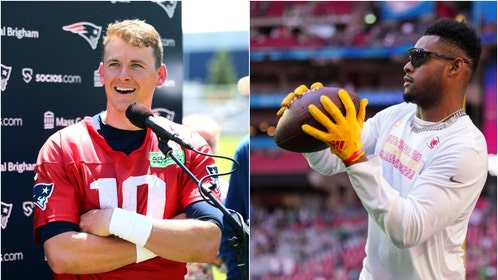 Mac Jones and JuJu Smith-Schuster