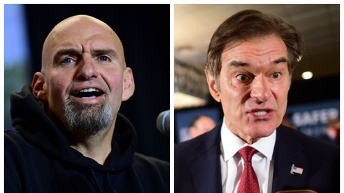 Democrat candidate John Fetterman's Senate chances against Dr. Oz tank after debate performance. (Credit: Getty Images)