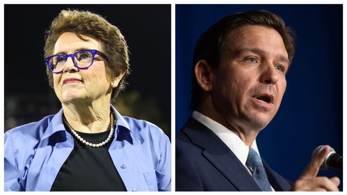Ron DeSantis and Billie Jean King