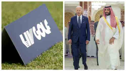 LIV GOLF SAUDI ARABIA JOE BIDEN SPORTS
