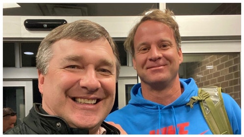 Ole Miss coach Lane Kiffin jokes about joining Georgia's staff with Kirby Smart. (Credit: Twitter/Lane Kiffin)