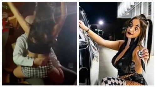 NYPD Lap Dance Cop Stops Traffic Dressed As Harley Quinn