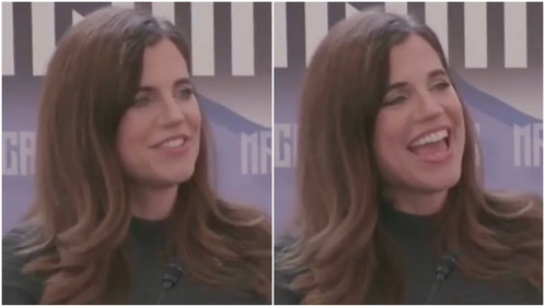Nancy Mace reacts to backlash over sex joke. (Credit: Fox News Video screenshot/Tim Scott)