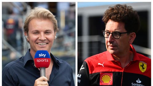 Nico Rosberg and Mattia Binotto