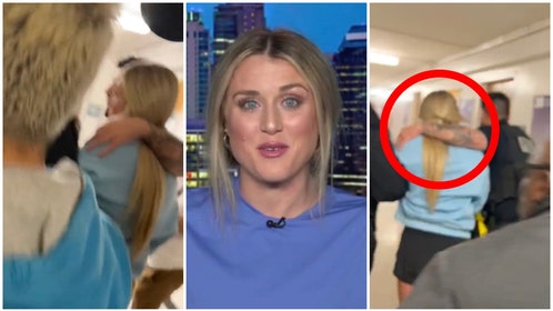 Riley Gaines refuses to back down after San Francisco State University Attack. (Credit: Screenshot/Twitter Video https://twitter.com/IWF/status/1644260315071127559 and Fox News/Tucker Carlson Tonight Interview)