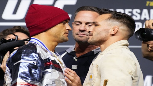 UFC fighters Michael Chandler and Dustin Poirier