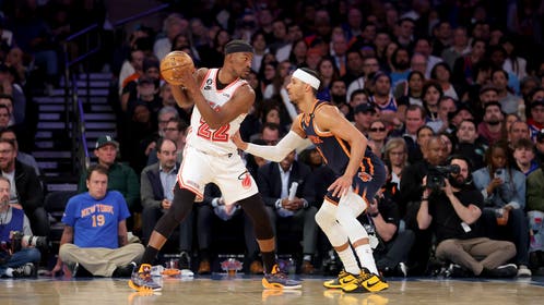 NBA: Miami Heat at New York Knicks