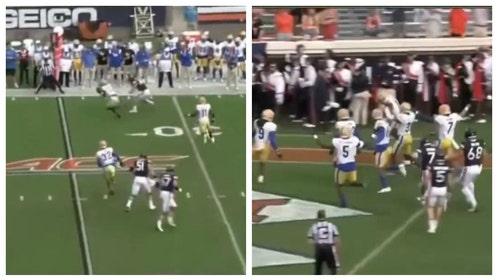Virginia QB has bad start.