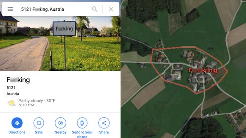 Austrian village name change