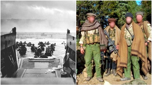 Today is Veterans Day, and it's the perfect opportunity to crack a beer and honor all those who served in the military. (Credit: Wiki commons/Public Domain/https://commons.wikimedia.org/wiki/Category:1st_Special_Forces_Operational_Detachment-Delta_(Airborne)#/media/File:Delta_force_GIs_disguised_as_Afghan_civilians,_November_2001_C.jpg and Public domain, U.S. Coast Guard)