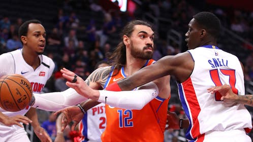 Oklahoma City Thunder v Detroit Pistons