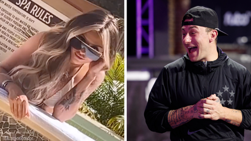 Johnny Manziel And Instagram Model Kenzie Werner Hit Vegas Hot Tub