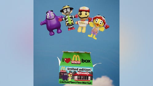 McDonalds Cactus Plant Flea Market Box inside