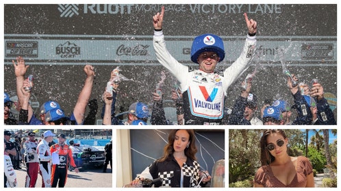 NASCAR wife drinks, Hooters Gianna loves women, Byron wins for girlfriend.