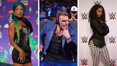 Sasha Banks, Pat McAfee, Naomi