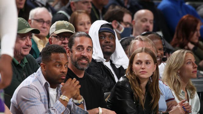 Aaron Rodgers & Milwaukee Bucks Heiress Mallory Edens Catch Playo