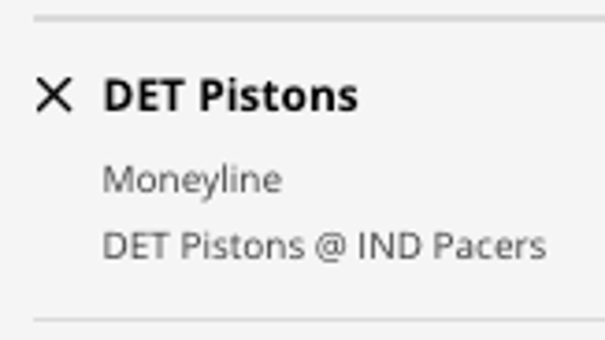 The Detroit Pistons' odds vs. the Indiana Pacers at DraftKings Sportsbook as of Saturday, Oct. 22 at 9 a.m. ET.