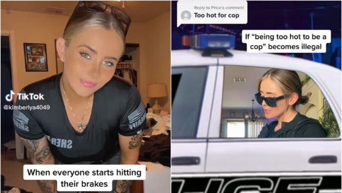 Hot Cop Jokes About Being Too Hot To Be A Cop