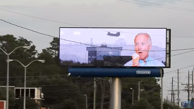 Joe Biden digital billboard Wilmington North Carolina - 1