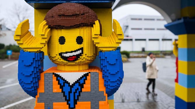 Lego guy made of Legos