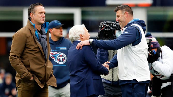 Titans coach Mike Vrabel values his relationship with Robert Kraft
