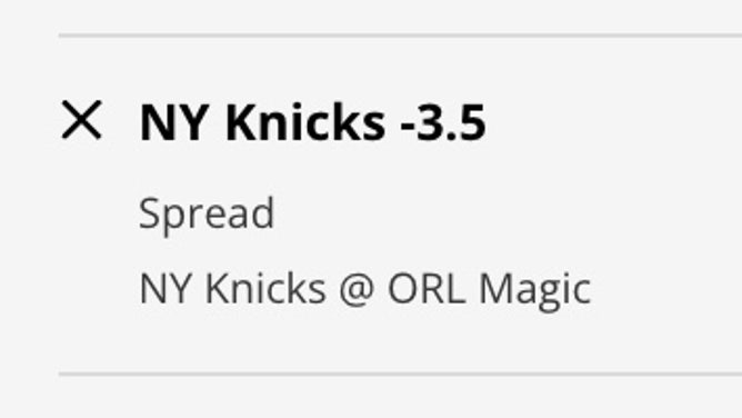 The New York Knicks' odds at the Orlando Magic from DraftKings Sportsbook as of Thursday, March 23rd at 11:15 a.m. ET.