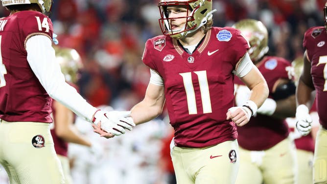 Florida State QB Brock Glenn playing against Louisville in ACC Championship