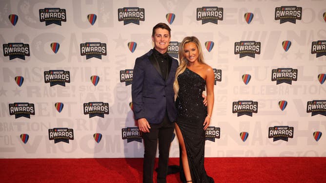 Zane Smith and McCall Gaulding are a NASCAR power couple.