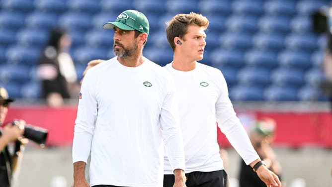 Zach Wilson and Aaron Rodgers are buddies.