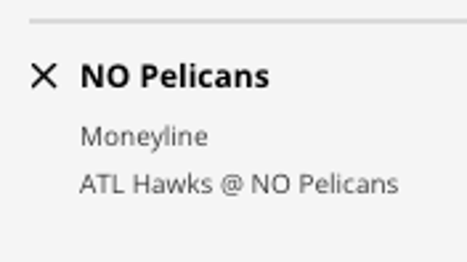 The New Orleans Pelicans' odds vs. the Atlanta Hawks from DraftKings Sportsbook as of Tuesday, Feb. 7th at 1:30 p.m. ET.