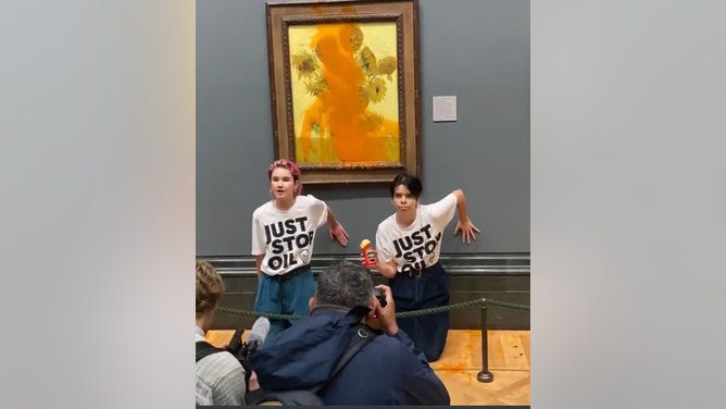 A pair of Just Stop Oil activists wreaked havoc on a van Gogh painting.