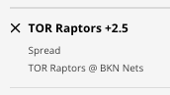 Toronto Raptors' odds from DraftKings Sportsbook vs. the Brooklyn Nets as of Friday, Oct. 21 at 11:30 a.m. ET.