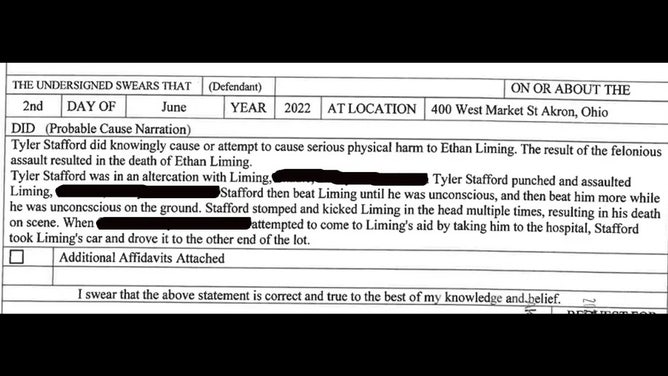 Ethan Liming murder case document
