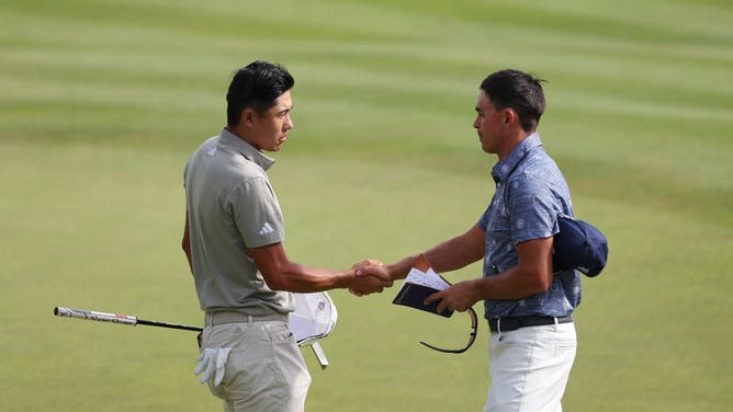 Collin Morikawa and Rickie Fowler played together last week at the PGA Tour's Travelers Championship at TPC River Highlands and battled to the end at this week's Rocket Mortgage Classic
