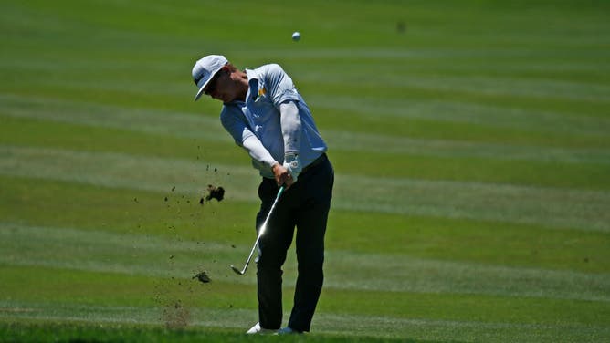 Charley Hoffman made a rare albatross during the final round of the PGA Tour's Wyndham Championship on Sunday afternoon.