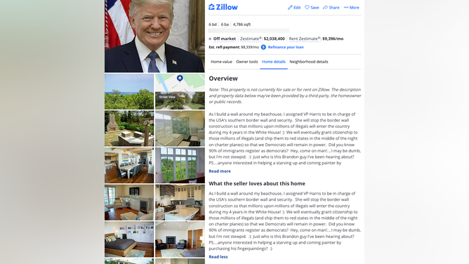 Hacker Joe Biden Delaware house listing