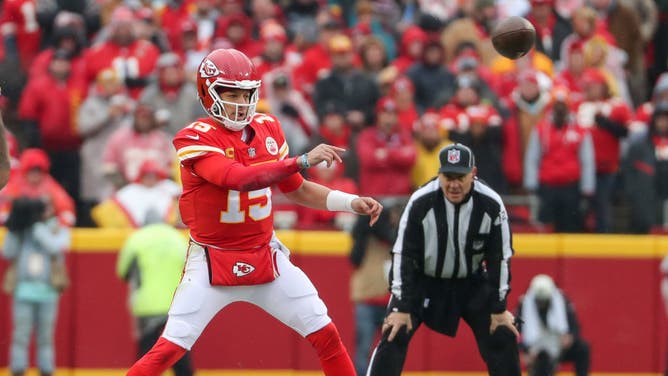 Kansas City Chiefs quarterback Patrick Mahomes makes a lot of throws from unique positions and arm angles, which allows him to be more successful playing on a bad ankle than other players might be.