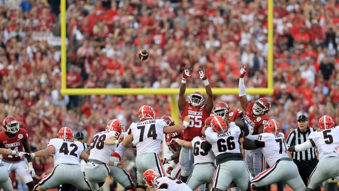 Rodrigo Blankenship and Baker Mayfield finally reunited on Tuesday in Tampa Bay