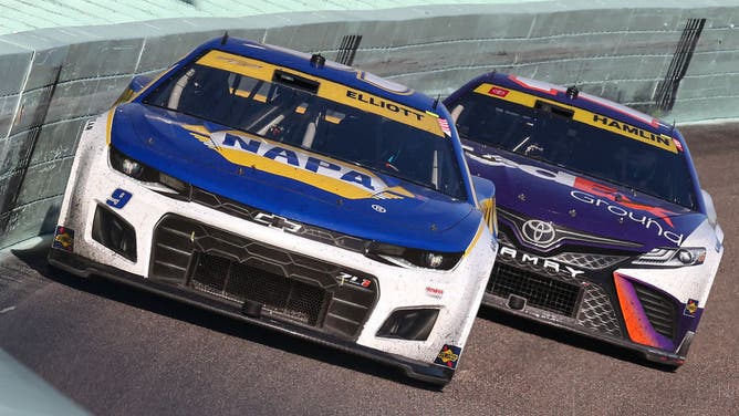 Chase Elliott is above the cutline while Denny Hamlin is 11 points down going to the NASCAR penultimate race at Martinsville.