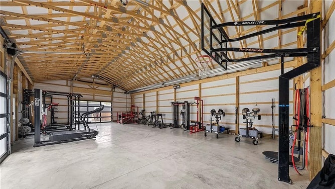 Odell Beckham Ohio house workout gym