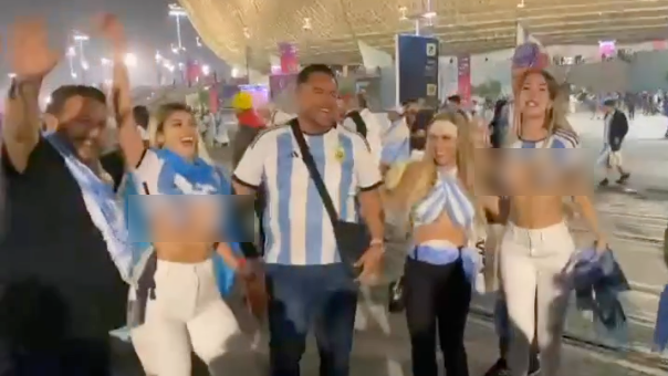 Topless Argentina World Cup Flashers Are Alive & Not In Jail!