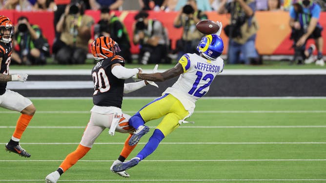 Rams receiver Van Jefferson had an eventful Super Bowl Sunday last year.