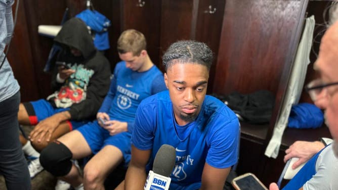 Kentucky Players take questions from reporters