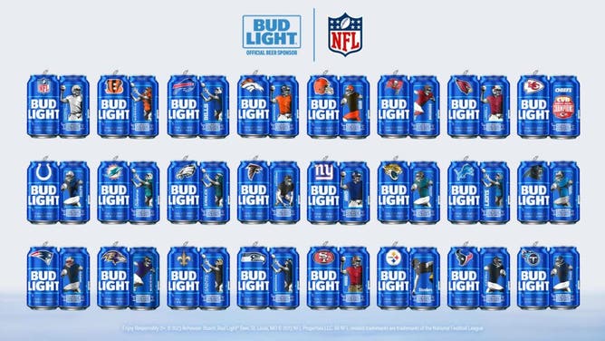 Bud Light releases NFL cans.