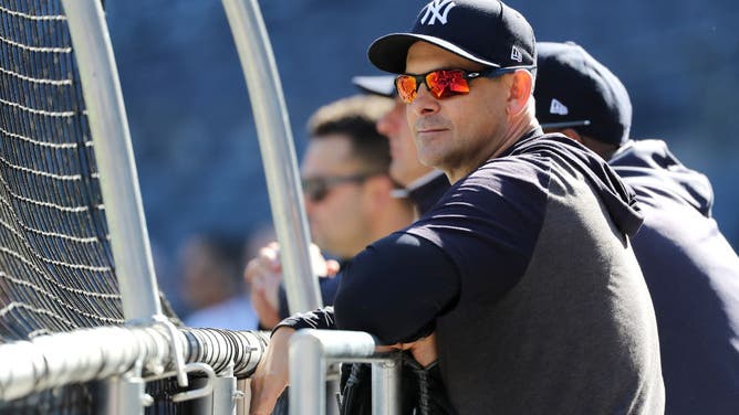 Manager Aaron Boone of the New York Yankees