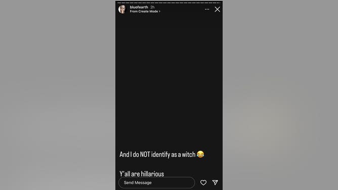 Aaron Rodgers new girflfriend Blu Instagram Story