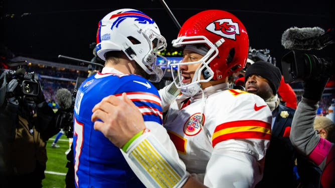 Former All-Pro and Super Bowl Champion offensive lineman Shaun O'Hara says Josh Allen is better than Patrick Mahomes.