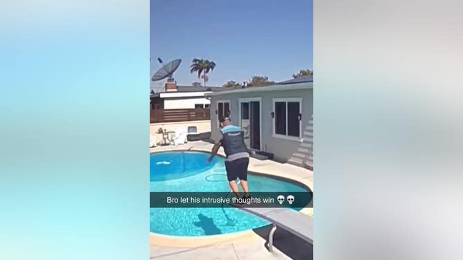 Amazon Delivery Driver Dives Into Customer's Pool With His Clothes On ...