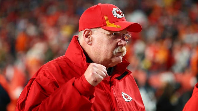 Kansas City Chiefs coach Andy Reid vacationed in Italy during the offseason. (Photo by Jamie Schwaberow/Getty Images)